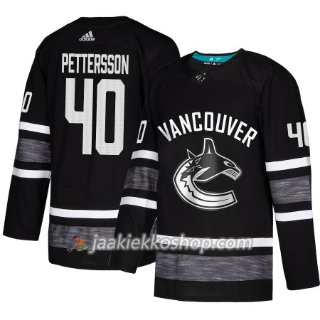 Miehille NHL Vancouver Canucks Pelipaita Elias Pettersson 40 Musta 2019 All-Star Adidas Authentic